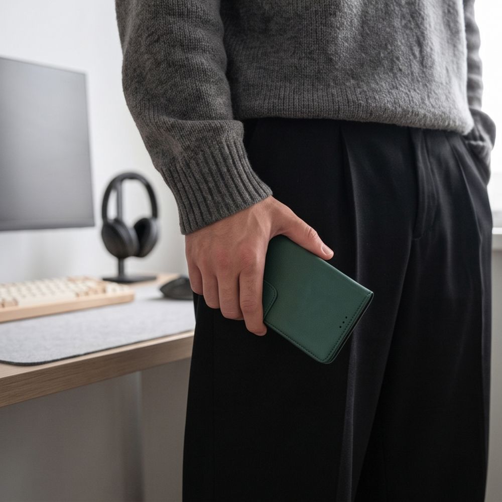 Dėklas Tech-Protect Wallet Xiaomi Redmi Note 17 Pro Max 5G, žalias - Image 6