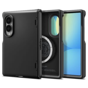 Spigen Slim Armor Pro MagSafe sulankstomo telefono dėklas Galaxy Z Fold 8, juodas