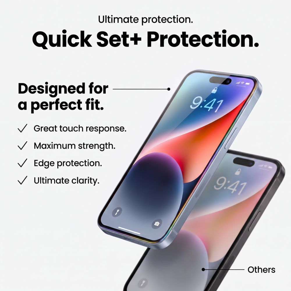 Apsauginis stiklas Tech-Protect Quick Set+ Pixel 9 / 9 Pro / 10 / 10 Pro / 11 / 11 Pro 2 vnt., skaidrus - Image 7