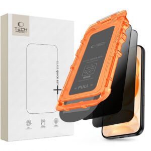Apsauginis stiklas Tech-Protect Quick Set Spy+ Privacy, Apple iPhone 18 Pro Max, 2 vnt.