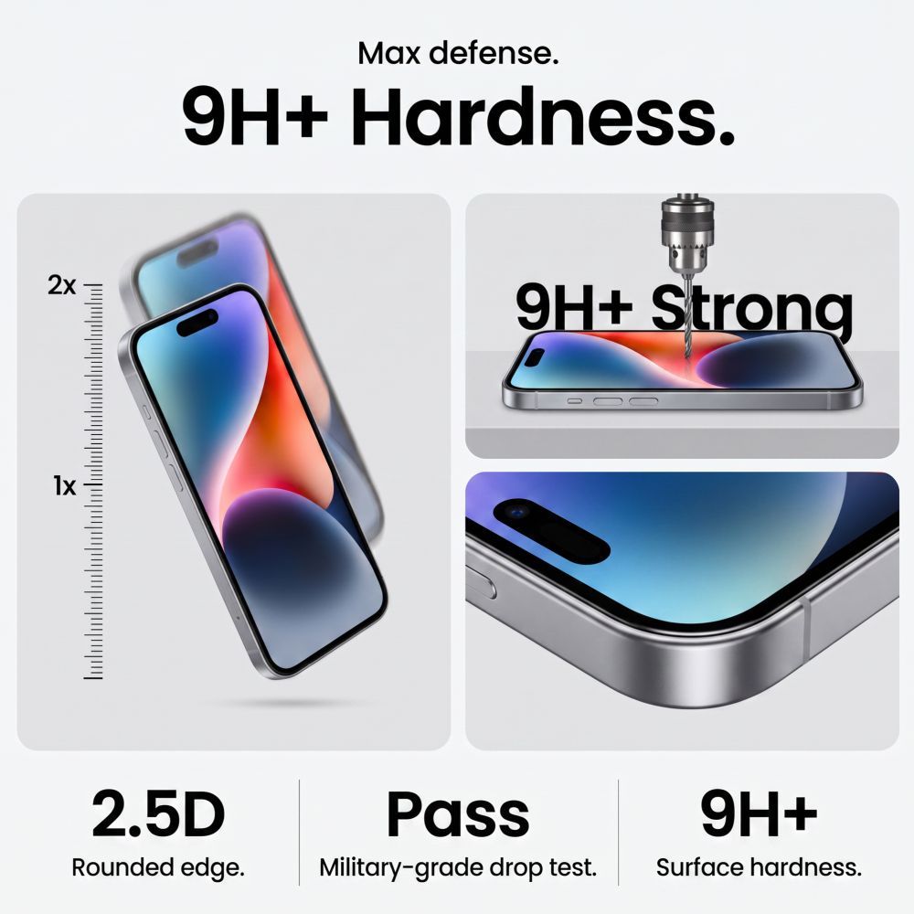 Apsauginis stiklas Tech-Protect Quick Set+ Pixel 9 / 9 Pro / 10 / 10 Pro / 11 / 11 Pro 2 vnt., skaidrus - Image 8
