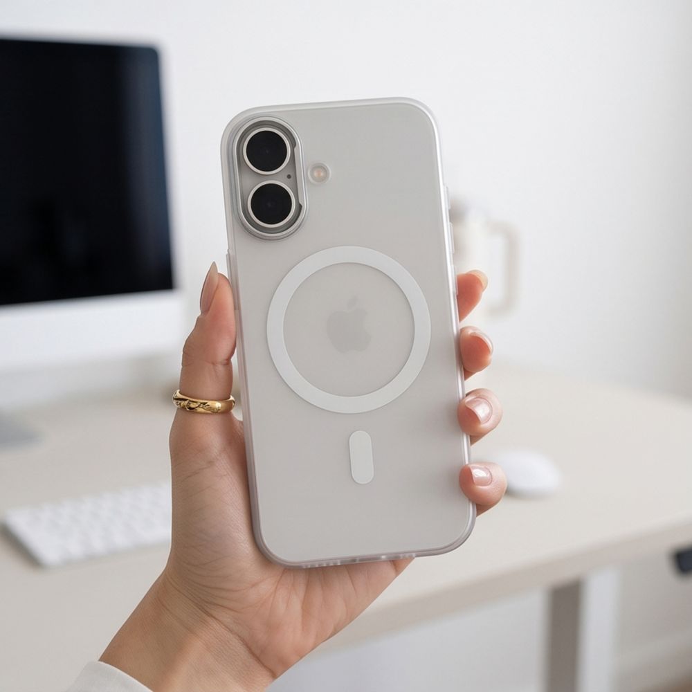 Tech-Protect MagZero dėklas iPhone 17, baltas matinis - Image 8