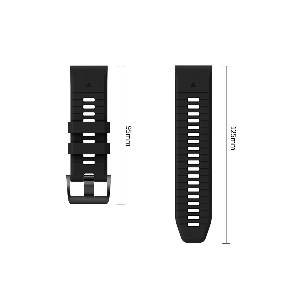 Dirželis Tech-Protect IconBand Pro Garmin Fenix 5X / 5X Plus / 6X / 6X Pro / 7X / 8 / 8 Pro / 9 / 9 Pro (51 mm), juodas/pilkas - Image 4