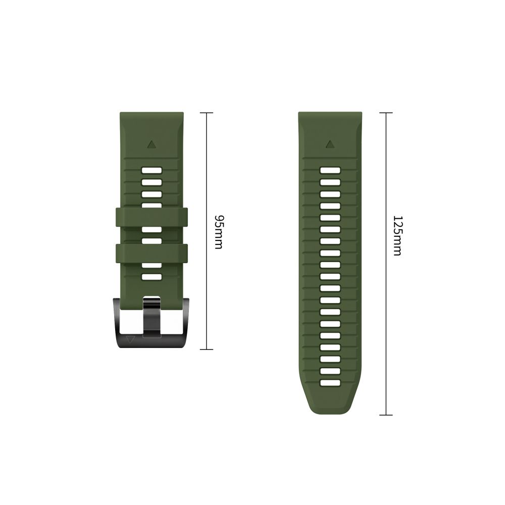Dirželis Tech-Protect IconBand Pro Garmin Fenix 5X / 5X Plus / 6X / 6X Pro / 7X / 8 / 8 Pro / 9 / 9 Pro (51 mm), žalias/juodas - Image 4