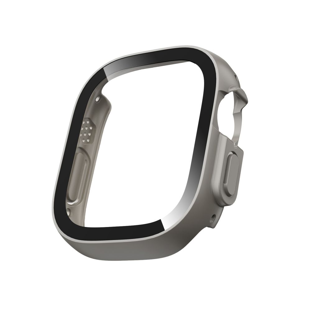 Dėklas Tech-Protect Defense Apple Watch Ultra 1 / 2 / 3 / 4 (49 mm), 2 vnt., titano ir skaidrus - Image 3