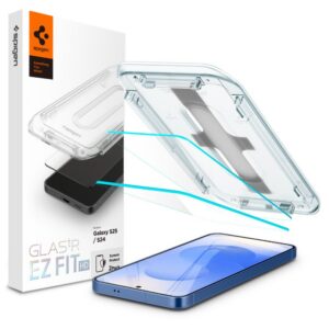 Apsauginis stiklas Spigen Glas.TR "EZ Fit" Galaxy S24 / S25, 2 vnt., skaidrus