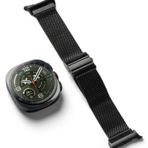 Dirželis Ringke Metal One Mesh Samsung Galaxy Watch Ultra 1 / 2 2024-2026 (47 mm), juodas