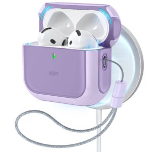 Dėklas ESR Orbit HaloLock MagSafe Apple AirPods 4 / 5, violetinis