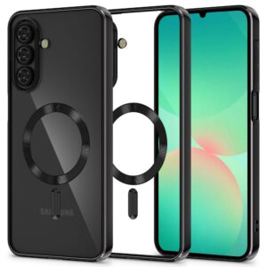 Dėklas Tech-Protect MagFlex MagSafe Galaxy A26 5G, blizgus juodas