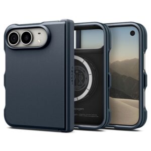 Dėklas Spigen Tough Armor Mag MagSafe iPhone Duo, pilkas