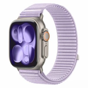 Dirželis Tech-Protect NylonLoop Apple Watch 8 / 9 / 10 / 11 / 12 / SE (40 / 41 / 42 mm), violetinis