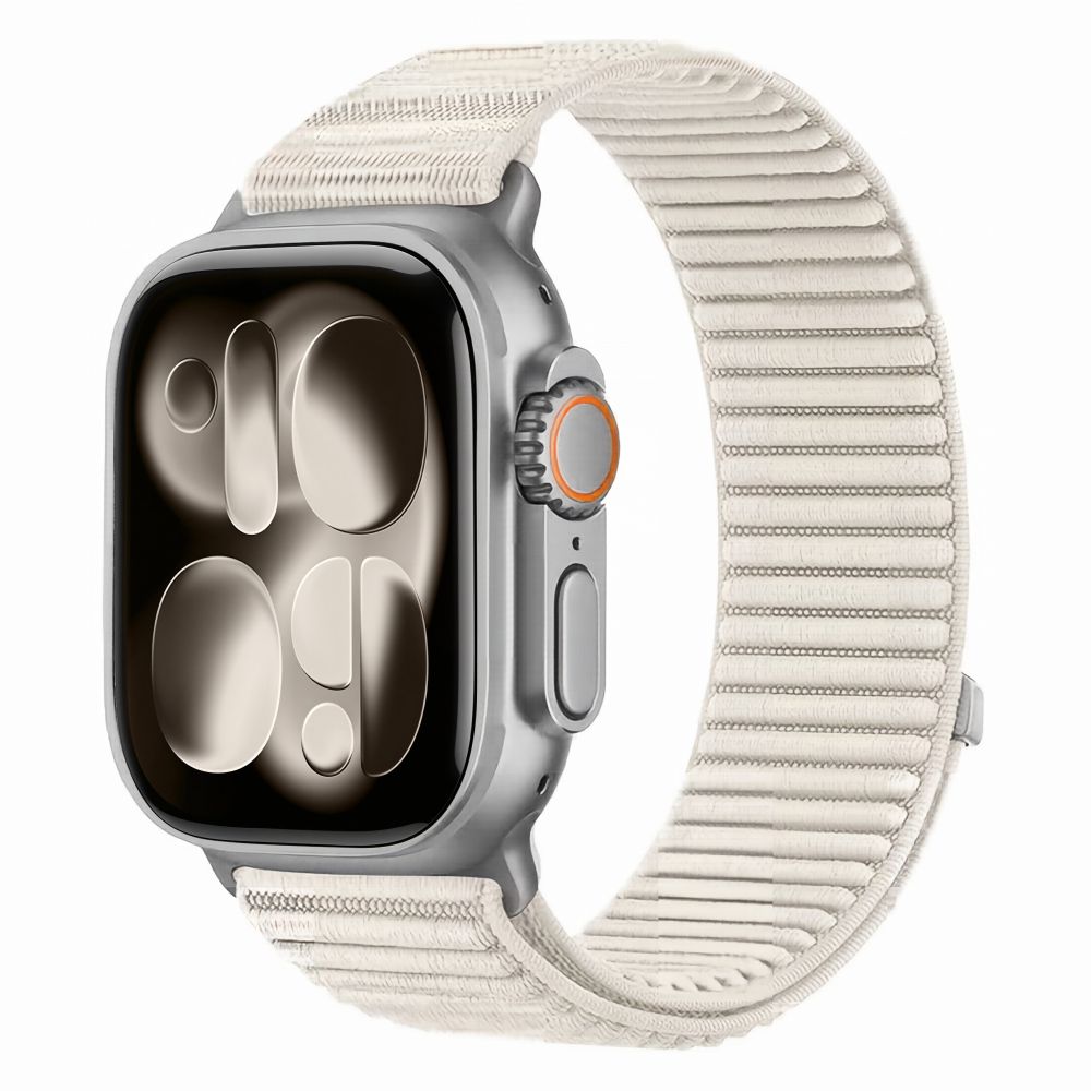 Dirželis Tech-Protect NylonLoop Apple Watch 8 / 9 / 10 / 11 / 12 / SE / Ultra (44 / 45 / 46 / 49 mm), žvaigždžių šviesa