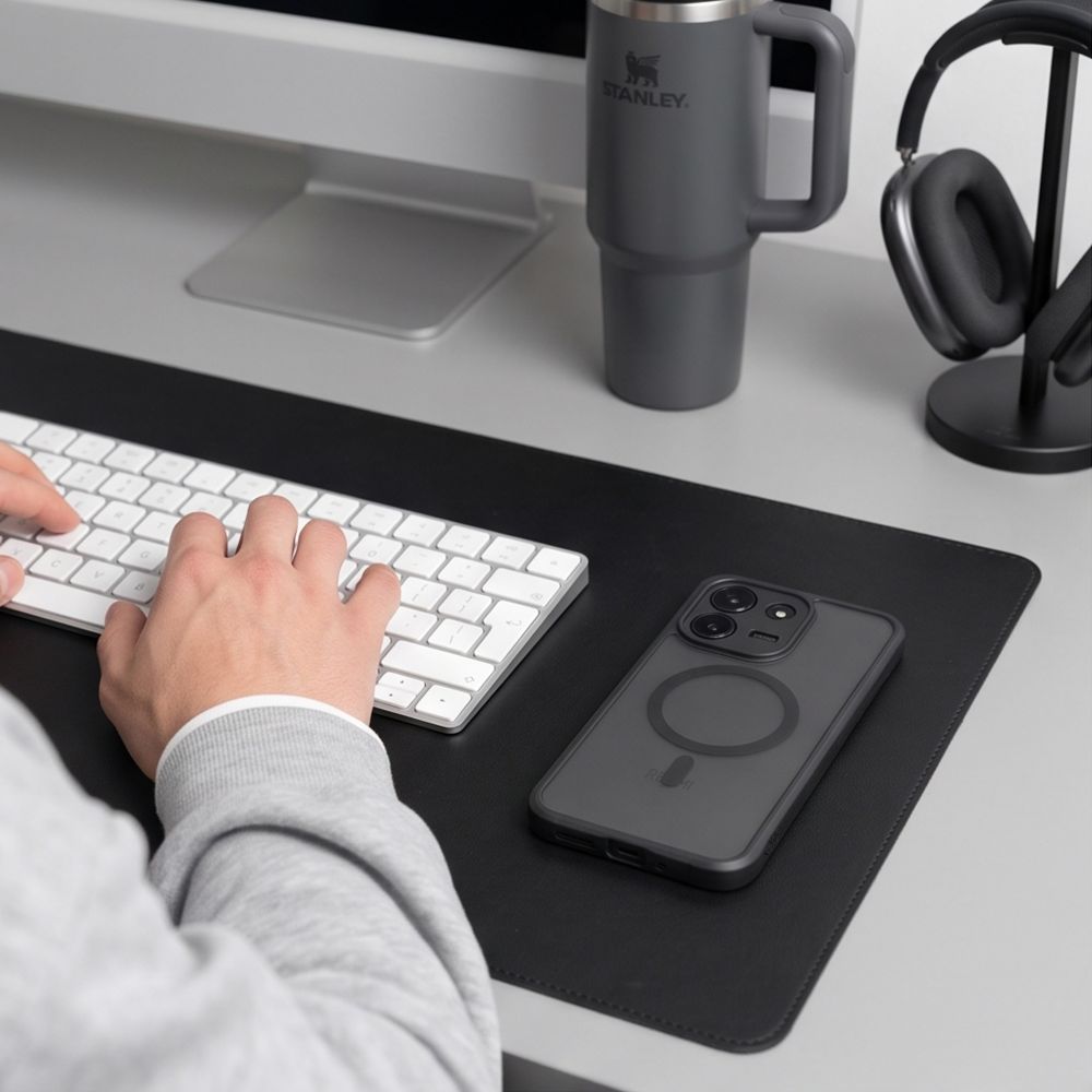 Dėklas Tech-Protect BasicMag MagSafe Xiaomi Redmi Note 17 Pro Max 5G, matinis juodas - Image 5