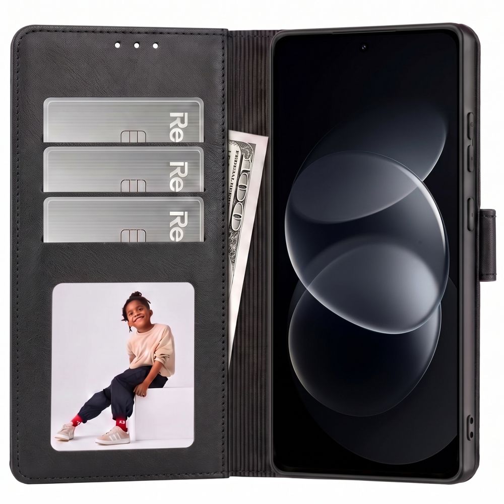 Dėklas Tech-Protect Wallet Xiaomi Redmi Note 17 Pro 5G, matinis juodas - Image 2
