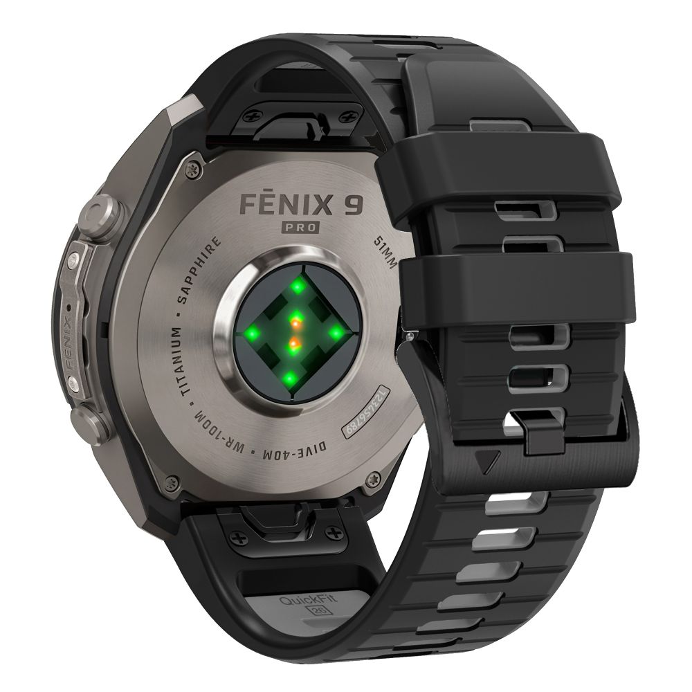 Dirželis Tech-Protect IconBand Pro Garmin Fenix 5X / 5X Plus / 6X / 6X Pro / 7X / 8 / 8 Pro / 9 / 9 Pro (51 mm), juodas/pilkas - Image 2