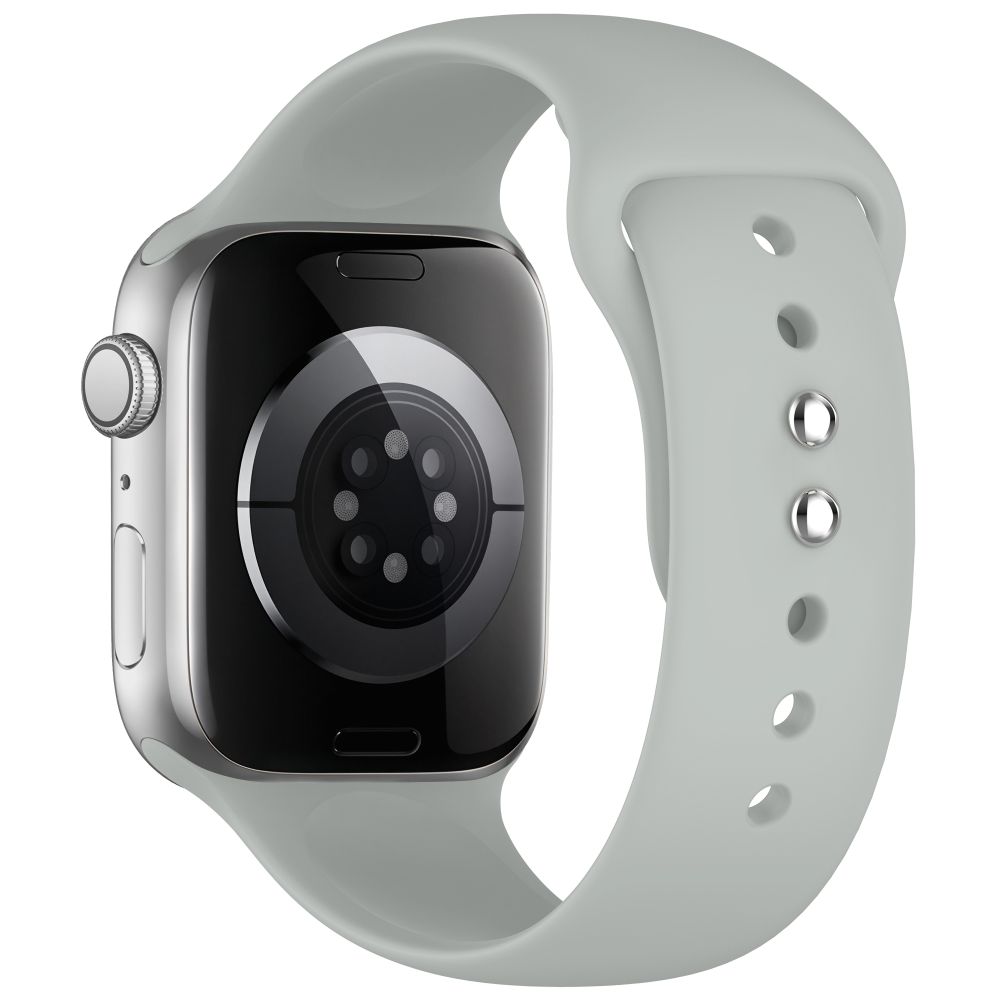 Dirželis Tech-Protect Silicone Apple Watch 8 / 9 / 10 / 11 / 12 / SE / Ultra (44 / 45 / 46 / 49 mm), mėnulio pilkas - Image 2