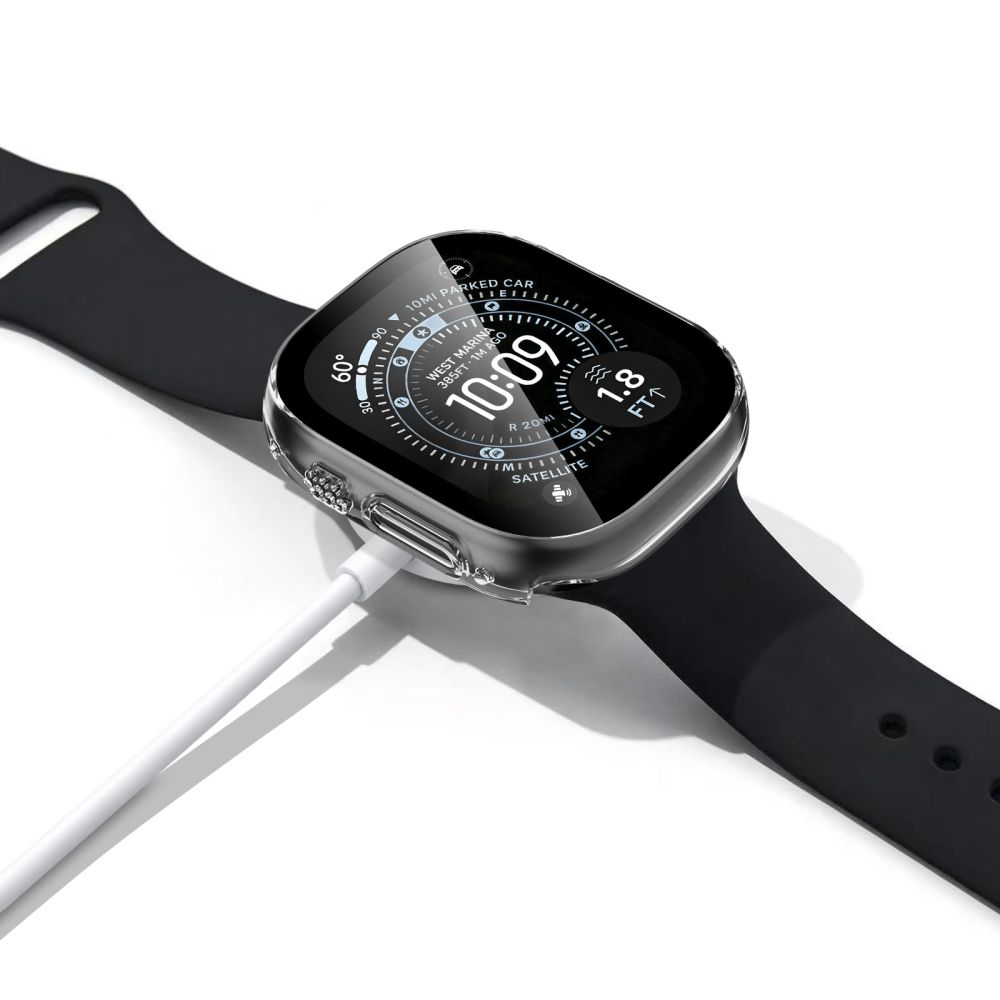 Dėklas Tech-Protect Defense Apple Watch Ultra 1 / 2 / 3 / 4 (49 mm), 2 vnt., juodas ir skaidrus - Image 6