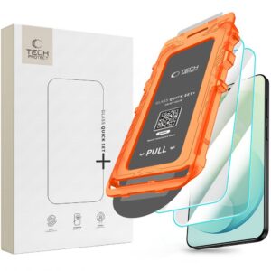 Apsauginis stiklas Tech-Protect Quick Set+ 2 vnt. Galaxy S26 FE, skaidrus
