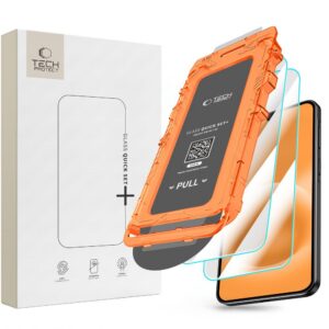 Apsauginis stiklas Tech-Protect Quick Set+ Galaxy A18 4G / 5G 2 vnt., skaidrus