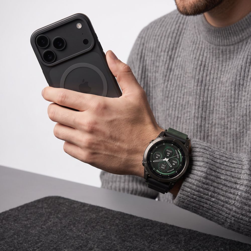 Dirželis Tech-Protect Nylon Pro Garmin Fenix 5X / 5X Plus / 6X / 6X Pro / 7X / 8 / 8 Pro / 9 / 9 Pro (51 mm), žalias/juodas - Image 4