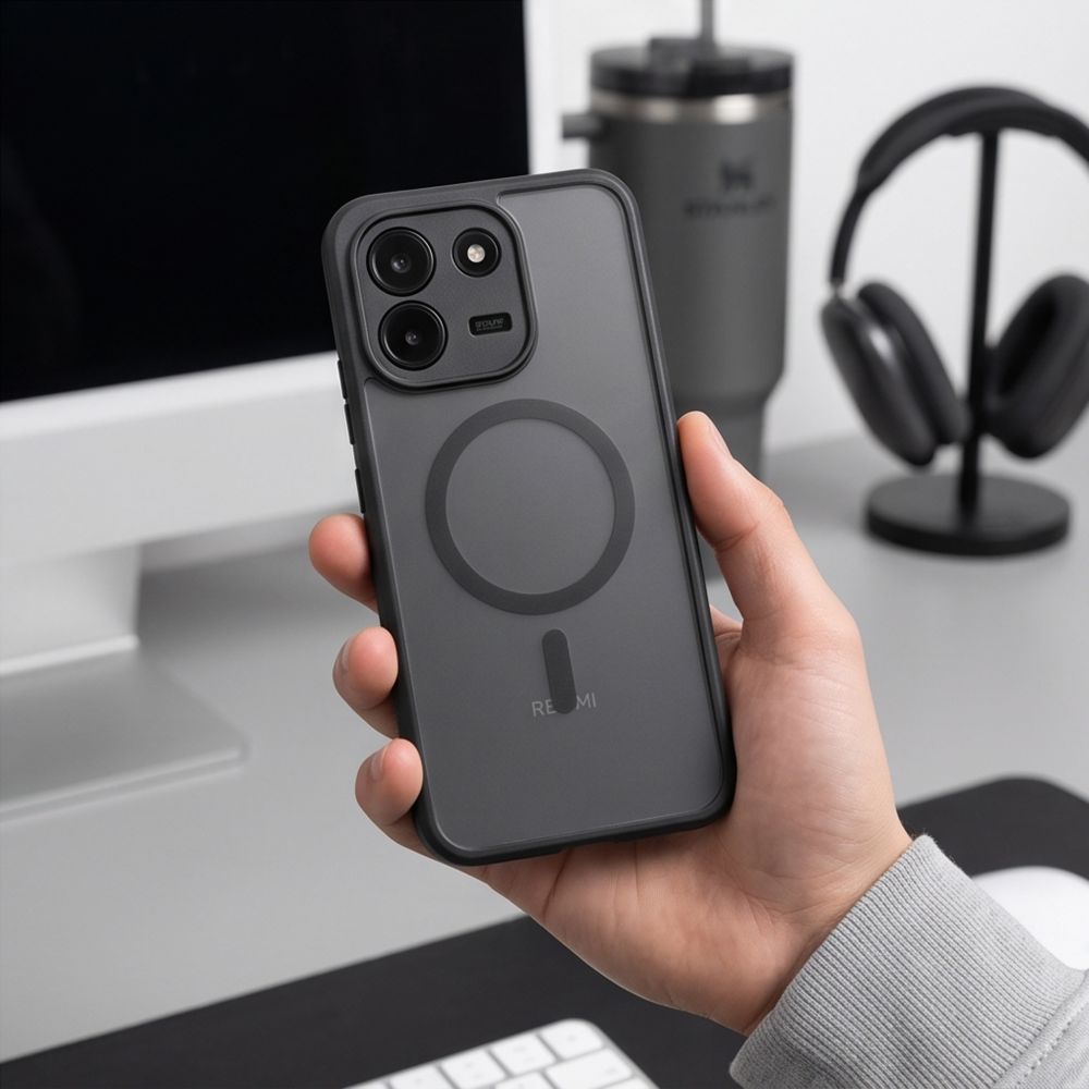 Dėklas Tech-Protect BasicMag MagSafe Xiaomi Redmi Note 17 Pro Max 5G, matinis juodas - Image 7