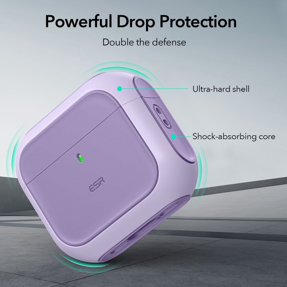 Dėklas ESR Orbit HaloLock MagSafe Apple AirPods 4 / 5, violetinis - Image 4