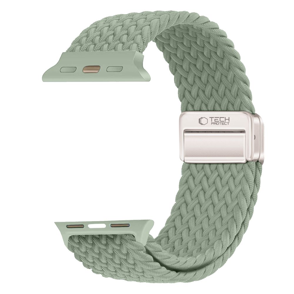 Dirželis Tech-Protect NylonMag Apple Watch 8 / 9 / 10 / 11 / 12 / SE / Ultra (44 / 45 / 46 / 49 mm), pistacijų - Image 3