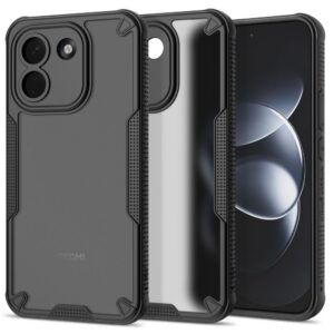 Dėklas Tech-Protect Rugged Shield Xiaomi Redmi Note 17 Pro Max 5G, matinis juodas