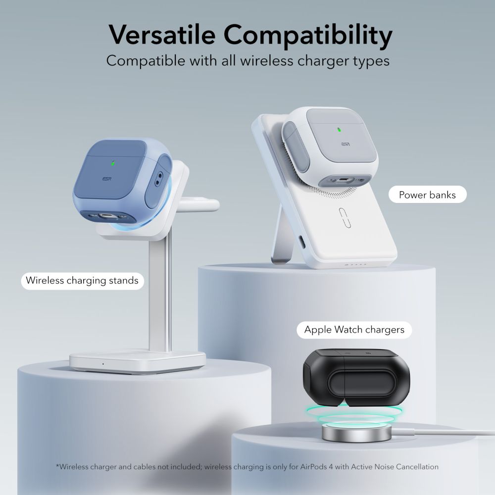 Dėklas ESR Orbit HaloLock MagSafe Apple AirPods 4 / 5, baltas - Image 5