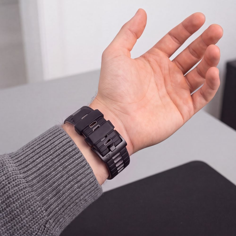Dirželis Tech-Protect IconBand Pro Garmin Fenix 5X / 5X Plus / 6X / 6X Pro / 7X / 8 / 8 Pro / 9 / 9 Pro (51 mm), juodas/pilkas - Image 6