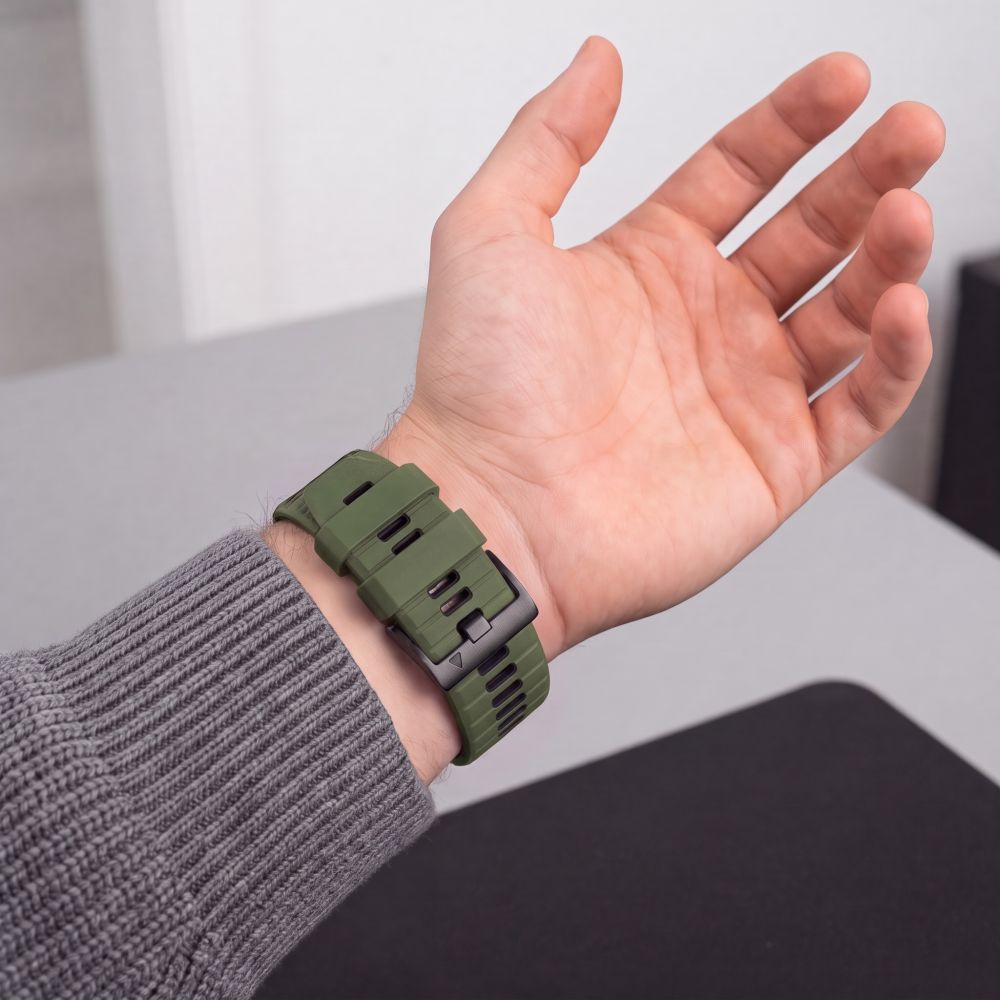 Dirželis Tech-Protect IconBand Pro Garmin Fenix 5X / 5X Plus / 6X / 6X Pro / 7X / 8 / 8 Pro / 9 / 9 Pro (51 mm), žalias/juodas - Image 6