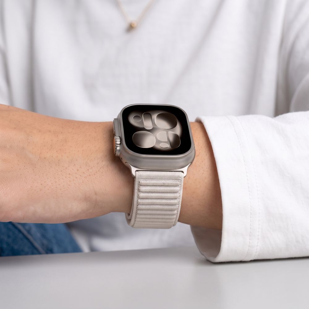 Dirželis Tech-Protect NylonLoop Apple Watch 8 / 9 / 10 / 11 / 12 / SE / Ultra (44 / 45 / 46 / 49 mm), žvaigždžių šviesa - Image 6