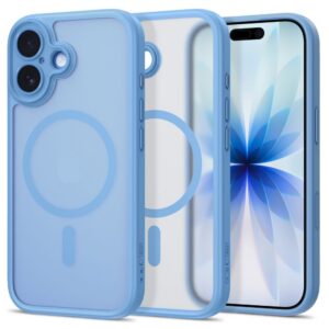 Dėklas Tech-Protect MagPeak MagSafe CC iPhone 17, matinis mėlynas