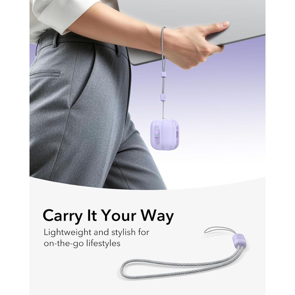 Dėklas ESR Pulse HaloLock MagSafe Apple AirPods 4 / 5, levandinis - Image 5