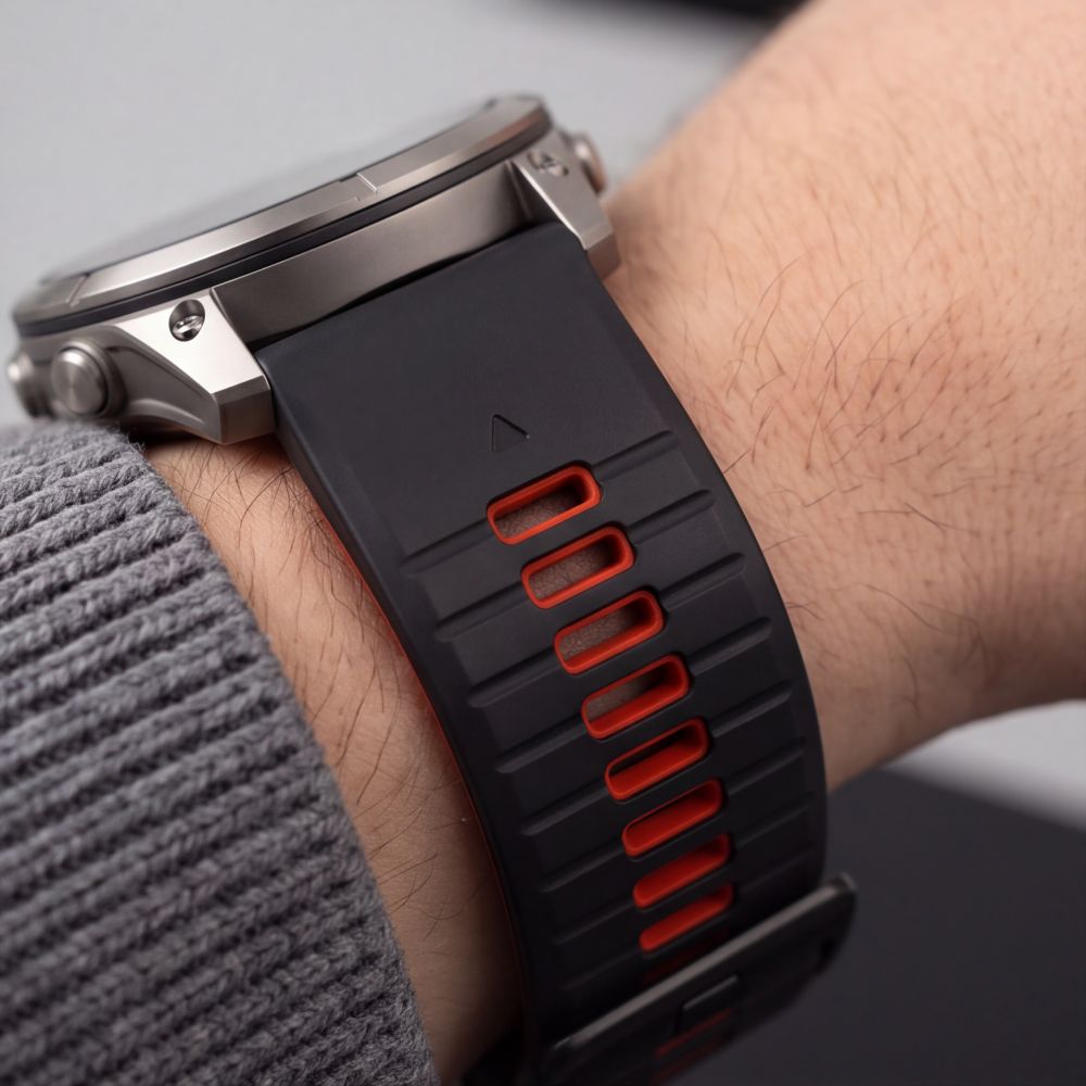 Dirželis Tech-Protect IconBand Pro Garmin Fenix 5X / 5X Plus / 6X / 6X Pro / 7X / 8 / 8 Pro / 9 / 9 Pro (51 mm), juodas / raudonas - Image 8