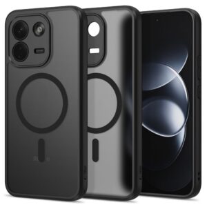Dėklas Tech-Protect BasicMag MagSafe Xiaomi Redmi Note 17 Pro Max 5G, matinis juodas