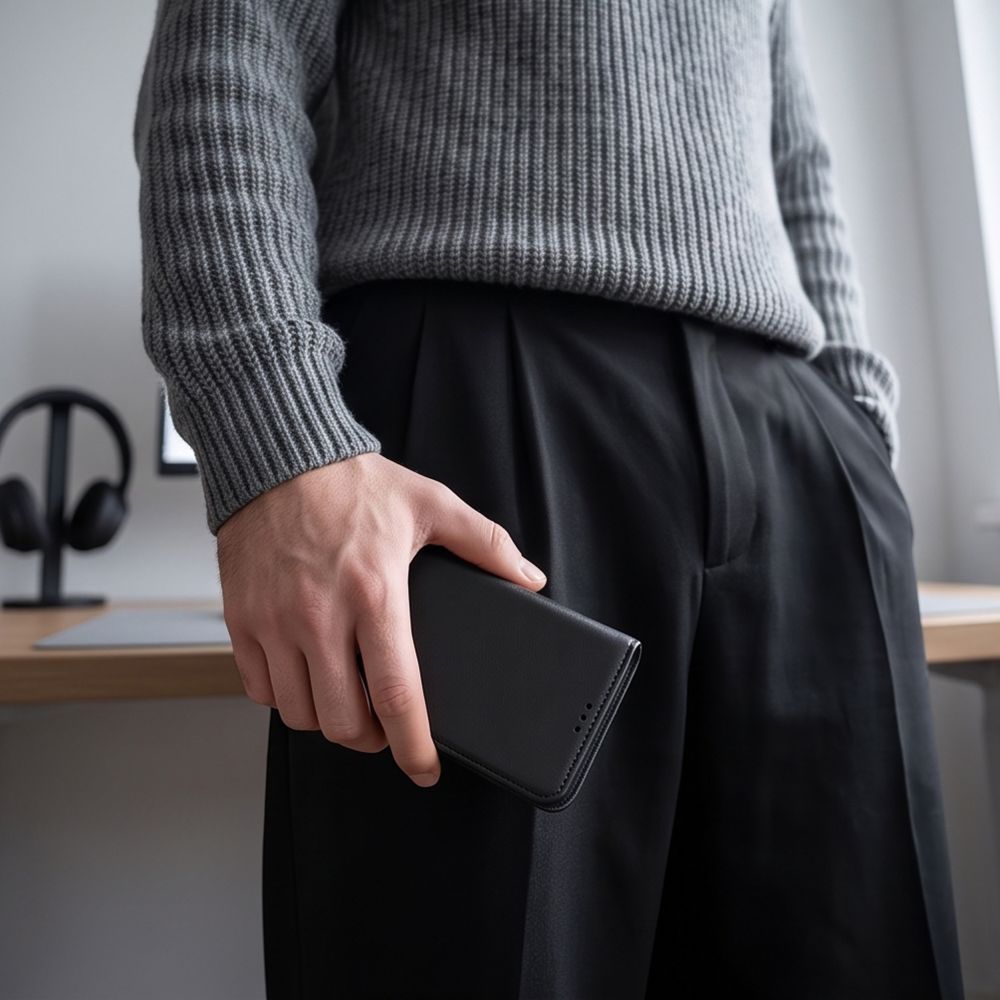 Dėklas Tech-Protect Wallet Xiaomi Redmi Note 17 Pro Max 5G, matinis juodas - Image 6