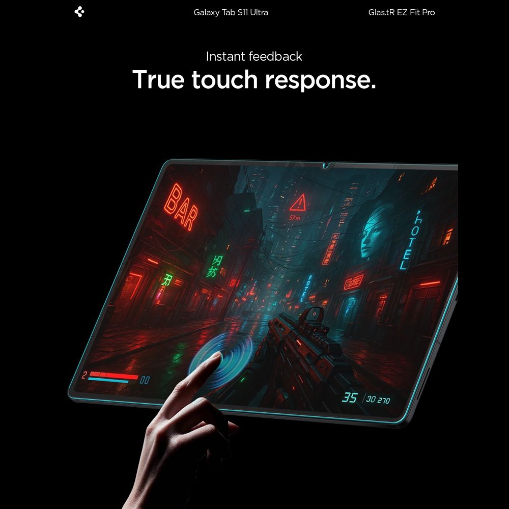 Apsauginis stiklas Spigen Glas.tR EZ Fit Pro Galaxy Tab S11 Ultra / S12 Ultra 14.6, skaidrus - Image 8