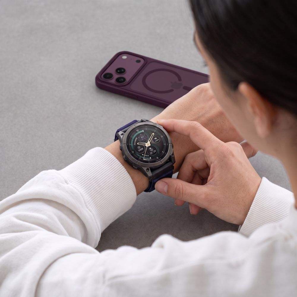 Dirželis Tech-Protect NylonLoop Garmin Fenix 5X / 5X Plus / 6X / 6X Pro / 7X / 8 / 8 Pro / 9 / 9 Pro (51 mm), tamsiai mėlynas - Image 8