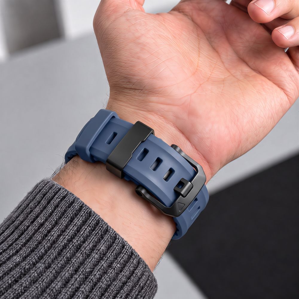 Dirželis Tech-Protect Motion Garmin Fenix 5X / 5X Plus / 6X / 6X Pro / 7X / 8 / 8 Pro / 9 / 9 Pro (51 mm), tamsiai mėlynas - Image 7